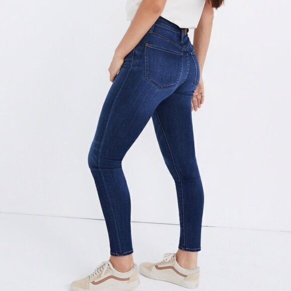 NEW Madewell Tall Curvy High-Rise Skinny Jeans in Danny Wash Womens Size 36 - Picture 1 of 7